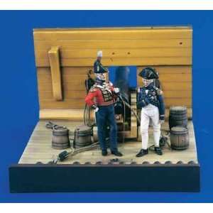 Verlinden 54mm Lord Nelson & Royal Marine Officer  Toys & Games 