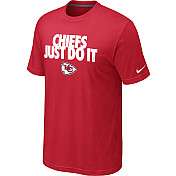 Nike Kansas City Chiefs Just Do It T Shirt   Team Color   NFLShop 