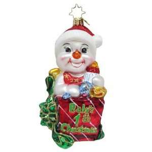  Snow Baby Hijinx Christmas Ornament: Home & Kitchen