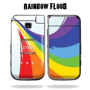   Decal Sticker for SAMSUNG ALIAS 2 (SCH u750) Verizon   Rainbow Flood