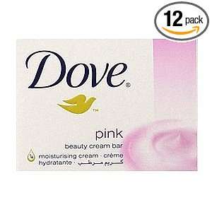  Dove Beauty Bar Pink Soap 3.5 Oz / 100 Gr (Pack of 12 Bars 