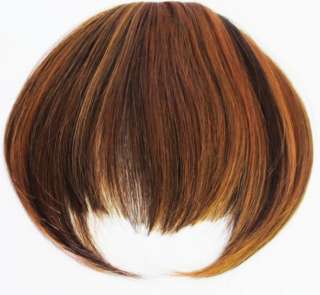 CLIP IN ON BANGS FRINGE SYNTHETIC FUTURA CLIP ON BANG EXTENSION  