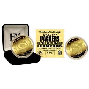  Green Bay Packers 24Kt Gold Nfc North Division Champions 