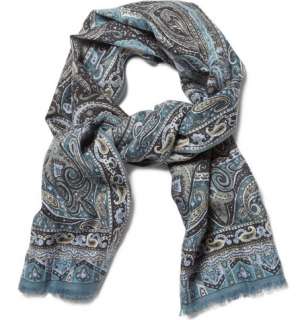  Accessories  Scarves  Wool scarves  Paisley Print 