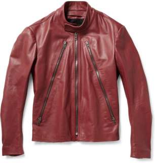   and jackets  Leather jackets  Heavyweight Leather Biker Jacket
