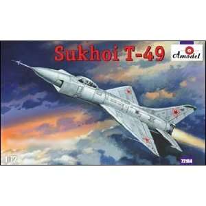   72 Sukhoi T49 Soviet Interceptor Fighter (Plastic Mode Toys & Games