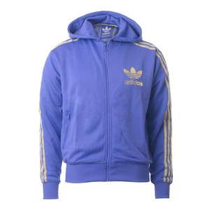 The adidas Adicolor Hooded Flock Track Tops features include