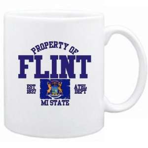 New  Property Of Flint / Athl Dept  Michigan Mug Usa City  