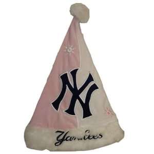  Forever Collectibles MLB Pink Santa Hat   Yankees: Sports & Outdoors