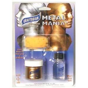  Lets Party By Graftobian Metal Mania Gold Makeup Kit / Gold 