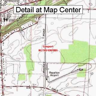 USGS Topographic Quadrangle Map   Gasport, New York (Folded/Waterproof 