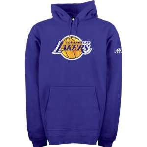   Lakers adidas Primary Logo Patch Hooded Sweatshirt: Sports & Outdoors