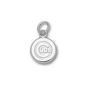   Chicago Cubs C Cubs Logo 3/8 Charm   Sterling Silver Jewelry