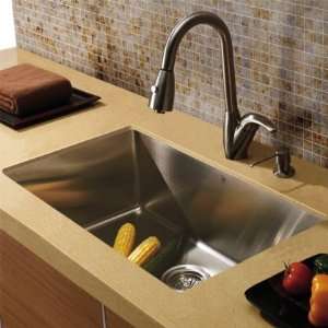  VG15039 Undermount Stainless Steel Kitchen Sink Faucet and 