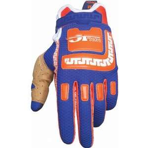 JT Racing USA Life Line Mens Vented MotoX Motorcycle Gloves   Orange 