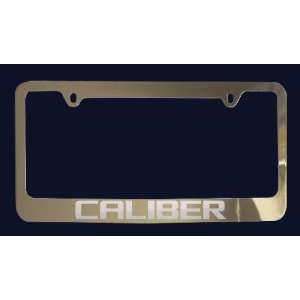  Dodge Caliber License Plate Frame (Zinc Metal) Everything 