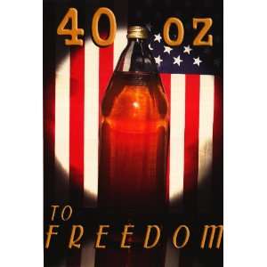  Beer Freedom   College Poster   19 x 28