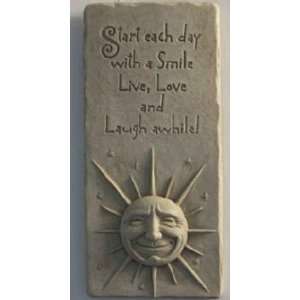 Cast Stone Expressions Collection   A Smile A Day, Celestial Sun Face 