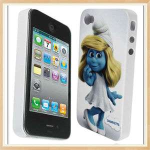 Smurfs Movie Smurfette Hard Case Back Cover for iPhone 4 4G New 