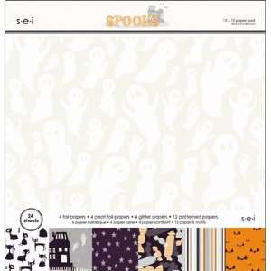  Spooks 12x12 paper pad (24 sheets) by SEI Arts, Crafts 