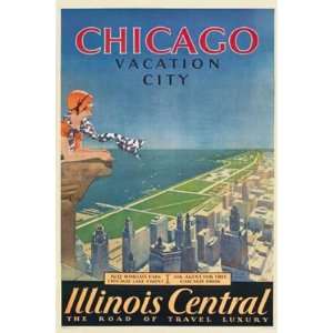  Chicago Vacation City II Poster Print