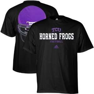   Horned Frogs (TCU) Eyes T Shirt   Black (Small)