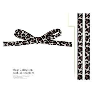  Fashion Leopard printed Shoe laces/Tiger/zebra (Leopard 