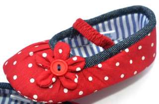 Red Mary Jane toddler baby girl shoes UK size 2 3 4  