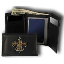 Rico New Orleans Saints Embroidered Tri Fold Wallet   