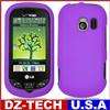 Blue Hard Protector Case Snap On Cover for Verizon LG Extravert VN271 