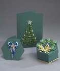 Quilling Set Christmas kit cards making & box Xmas Tree