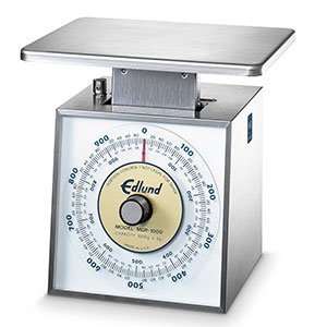  Edlund MDR 1000 OP 1000 g. Metric Portion Control Scale 