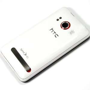   +Battery Back Door For HTC EVO 4G [White] Cell Phones & Accessories