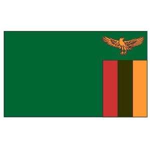 Zambia Flag 6X10 Foot Nylon Patio, Lawn & Garden