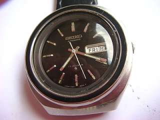 Seiko 6309 6000 automatic 17 jewels defect for parts  