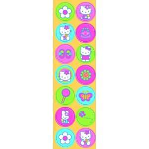  Hello Kitty Fun Flowers Sticker Sheets: Toys & Games