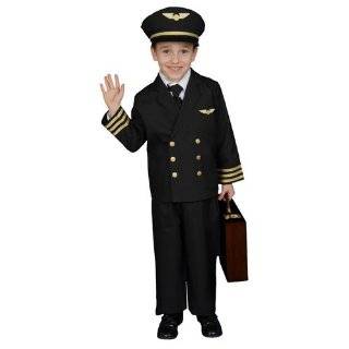 Airline Flight Attendant Toddler Costume Size 4T Flight Attendant 