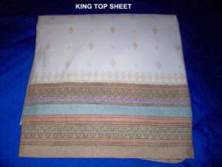   COLLECTION KING SIZE SHEET SET   FITTED   FLAT   KING CASES  