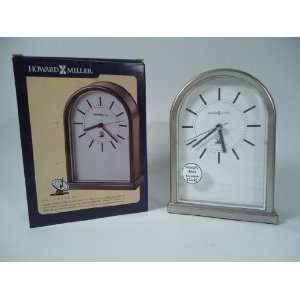   Arch Silver Contemporary Radio Controlled Table Clock