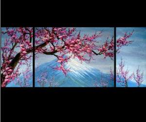 Original Modern Abstract Art Cherry Blossom Painting  