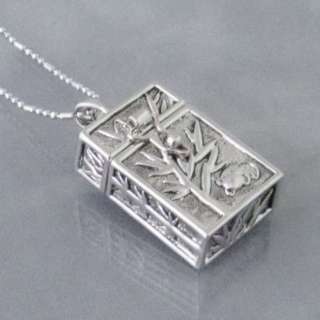 locket keep sake prayer box pendant necklace material lead nickel free 