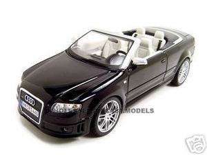 2008 AUDI RS4 CONVERTIBLE BLACK 118 DIECAST MODEL CAR BY MAISTO 31147 
