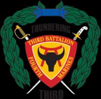   Battalion 4th Marines Zippo lighter with the 3rd Battalion, 4th