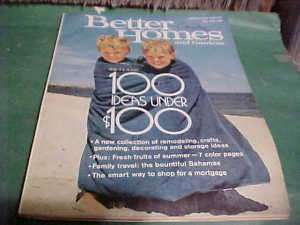 JULY 1973 BETTER HOMES AND GARDENS MAGAZINE 100 IDEAS  