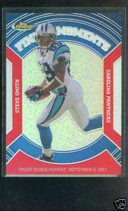 2007 TOPPS REFRACTOR STEVE SMITH PANTHERS MINT  