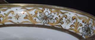   Noritake Berry Bowl Moriage Hand Painted Amazing Gold & White MARK