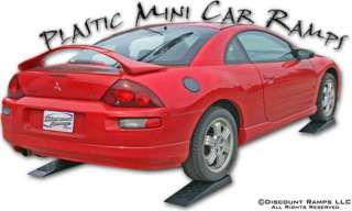 FOUR COMPOSITE PLASTIC CAR AUTOMOTIVE RAMPS STANDS LIFT  