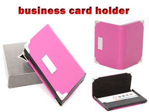   Metal Business Credit ID Cardcase Holder Peachblossom Orizontal Design