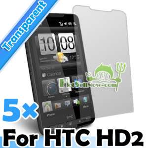 SCREEN PROTECTOR GUARD F HTC TOUCH HD2 HD 2 ACCESSORY  