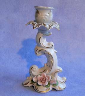 Kaiser Porzellan prunkvolle Kerzenhalter mit Rosen ca. 15 cm  